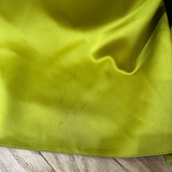 Elegant Off-Shoulder Olive Gown with Draping Detail. Special occasion gown! - Picture 7 of 9